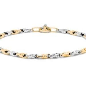 BARAKA Men's BR222021GBAU210002 Nexus Collection Gold Diamonds Bracelet